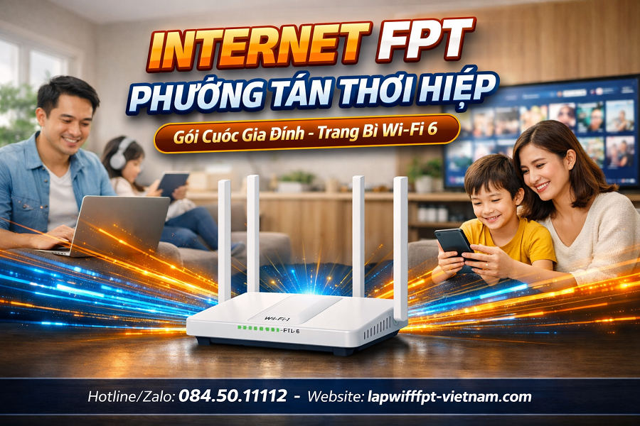 Internet FPT Phường Tân Thới Hiệp Cho Gia Đình – Kết Nối Yêu Thương, Tốc Độ Vượt Trội
