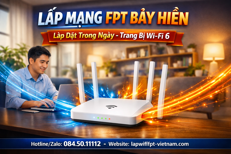 Lắp Mạng FPT Bảy Hiền Trong Ngày – Triển Khai Siêu Tốc Trong 4H