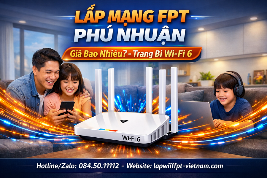 Lắp Mạng FPT Khu Vực Phú Nhuận Giá Bao Nhiêu? Bảng Giá Chi Tiết Mới Nhất