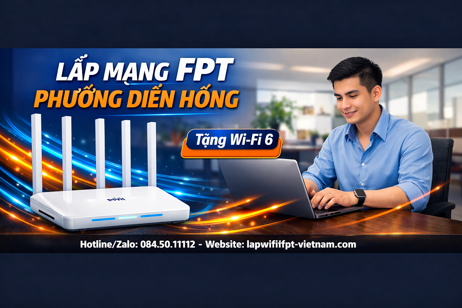 Lắp Mạng FPT Phường Diên Hồng Giá Bao Nhiêu? Bảng Giá Mới Nhất