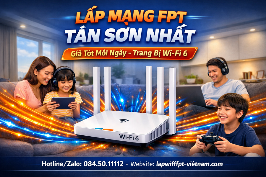 Lắp Mạng FPT Tân Sơn Nhất Giá Tốt – Tốc Độ Đỉnh Cao, Chi Phí Tối Ưu